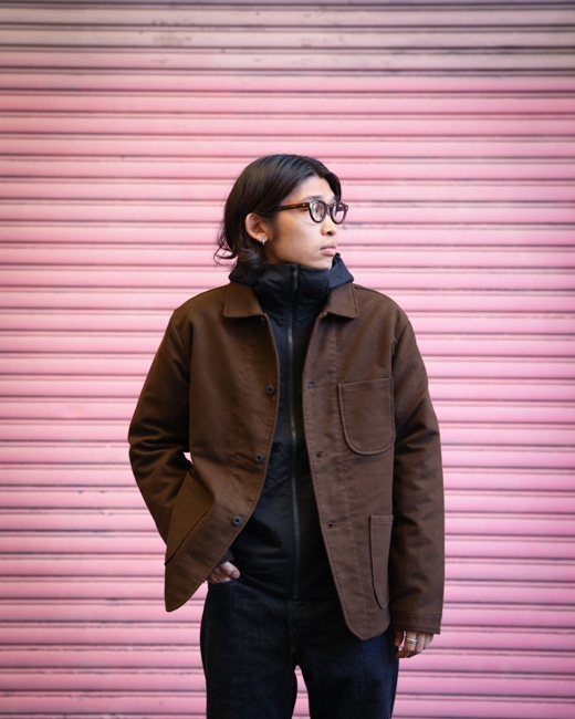 evankinori Three Pocket Jacket [Brown(Organic Cotton Moleskin)]